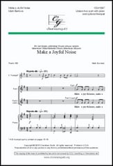 Make a Joyful Noise Unison/Two-Part choral sheet music cover